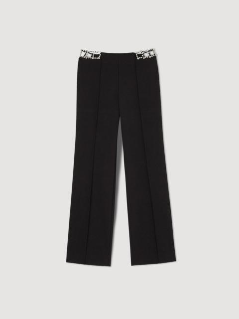 Sandro RHINESTONE TROUSERS