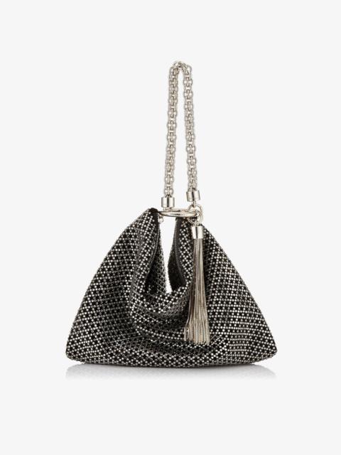 Callie
Black Diamond Motif Crystal Hotfix on Suede Clutch Bag