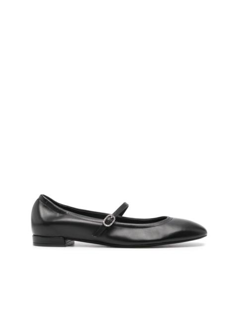 Claris leather ballerina shoes