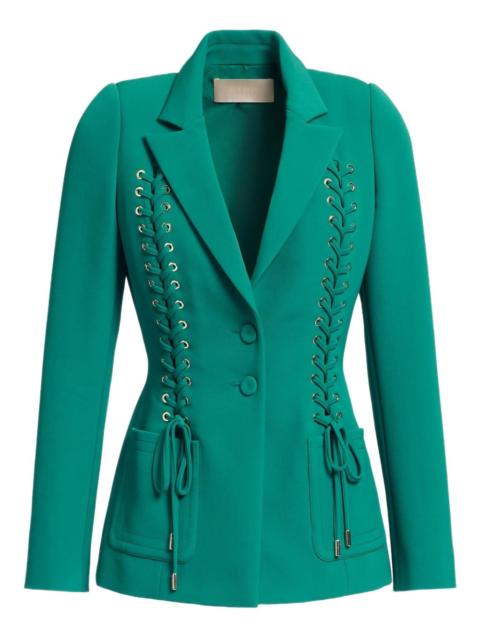 ELIE SAAB lace-up blazer