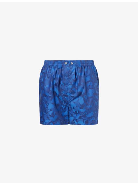Derek Rose Paris Patterned Cotton Boxer Shorts