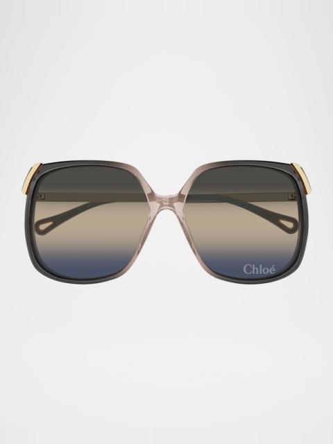 Chloé Round Acetate Sunglasses