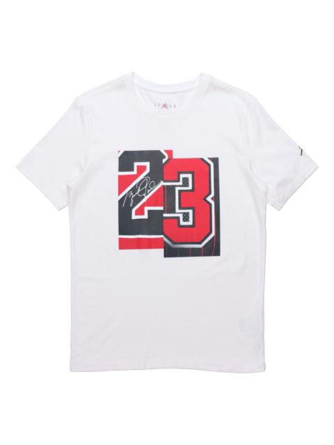 Jordan Air Jordan Basketball Sports Round Neck Short Sleeve White CZ2349-100