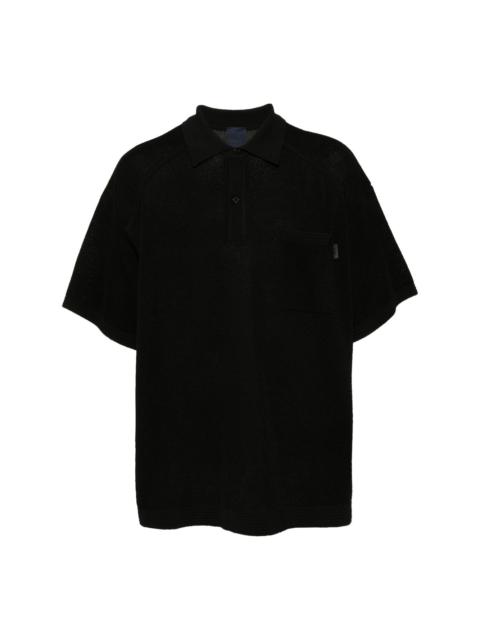 knitted polo shirt