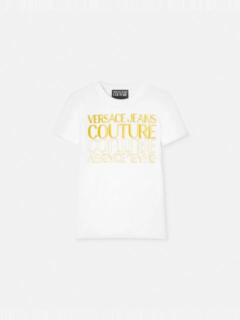 VERSACE JEANS COUTURE Upside Down Logo T-Shirt