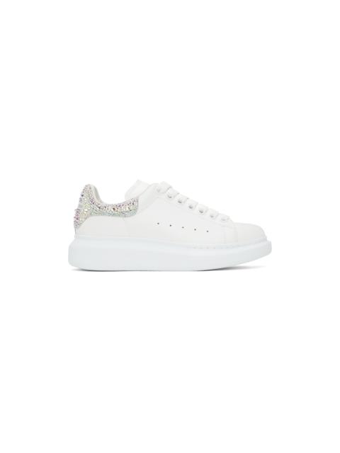 White Crystal Oversized Sneakers