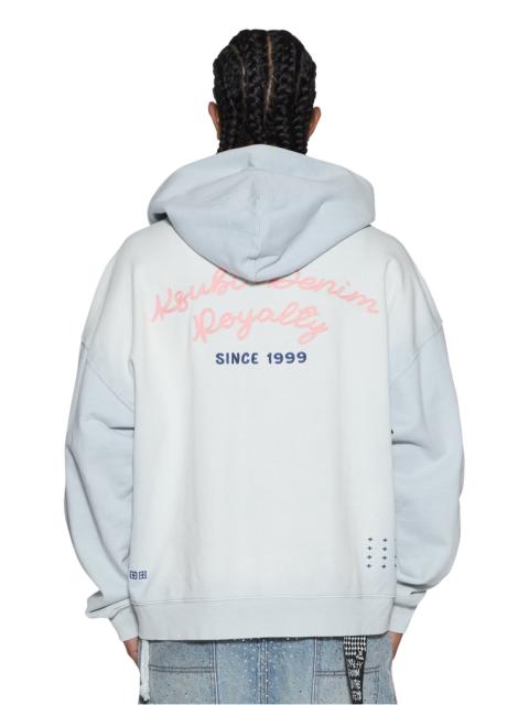 Ksubi EFFECT EKCESS ZIP HOODIE ICE MIST