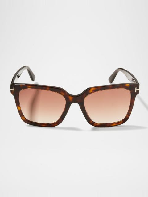 TOM FORD Selby Square Acetate Sunglasses