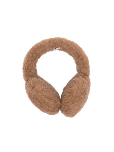 Max Mara logo-patch earmuffs