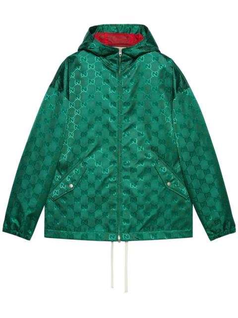GUCCI GG-canvas rain jacket