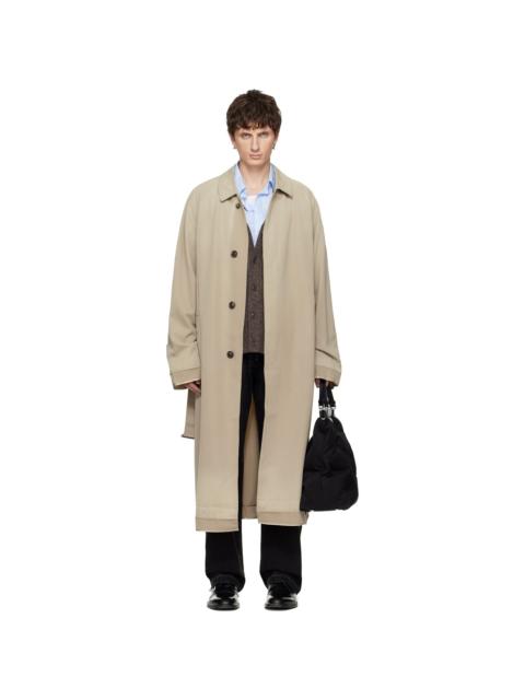 Maison Margiela Beige Belted Trench Coat