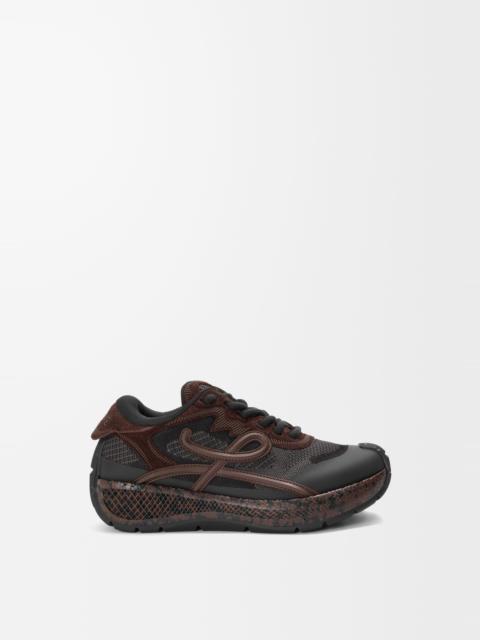 Loewe Pogo sneaker in technical knit and suede