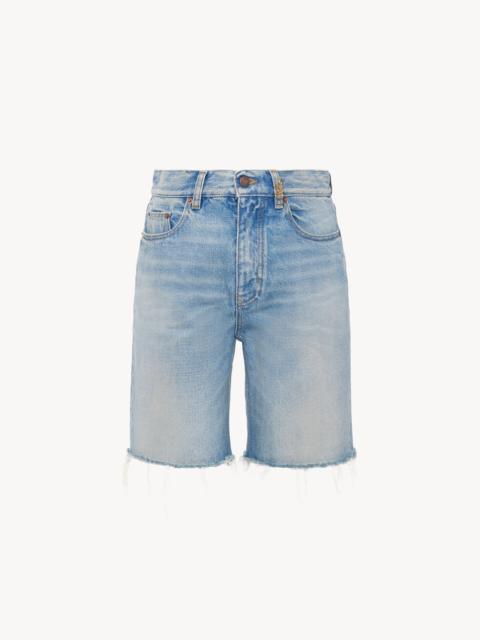 Chloé HIGH-RISE SHORTS IN DENIM