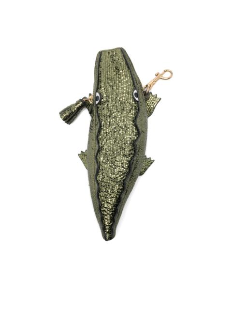 Anya Hindmarch crocodile-shape coin pouch