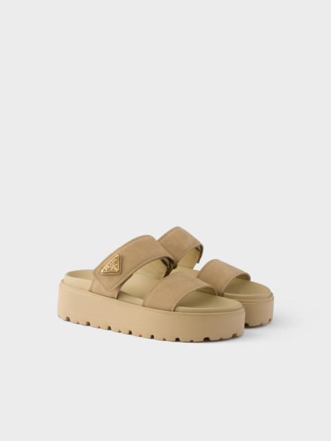 Prada Nubuck slides