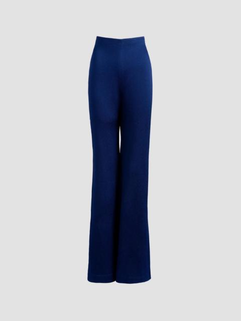 SILVIA TCHERASSI Women's Palermo Flare Mid-Rise Pants - Navy