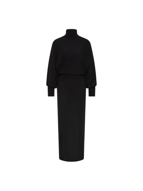 REBECCA VALLANCE Balletic Knit Midi Dress