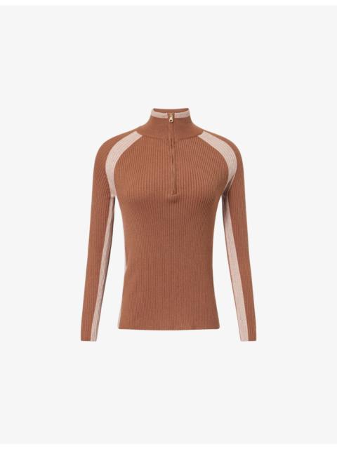 VARLEY Bellings Quater-Zip Knitted Top