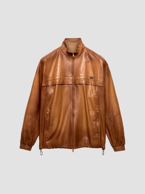 Prada Women's Nappa Leather Jacket - Brown
