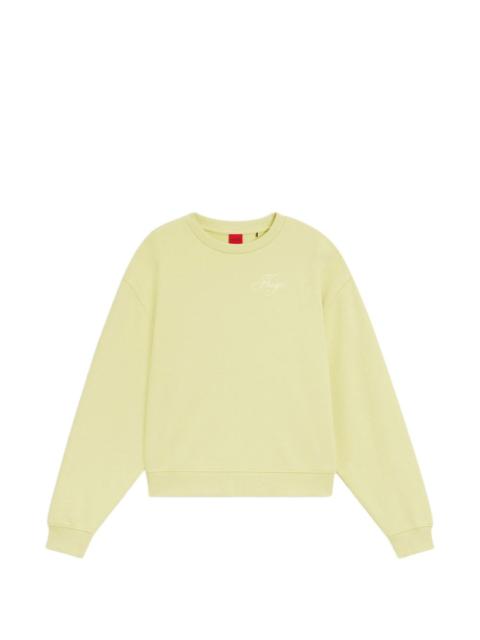 HUGO embroidered-logo sweatshirt