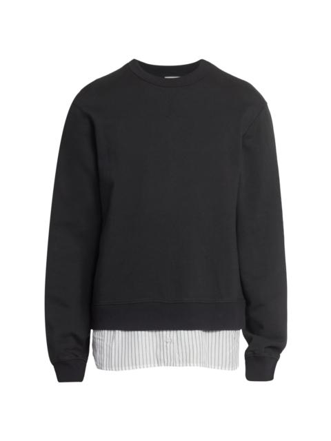 OFFICINE GÉNÉRALE Men Darius Cotton Sweatshirt - Black White