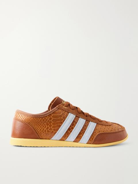 adidas Originals Japan Decon W Perforated Suede-trimmed Leather Sneakers