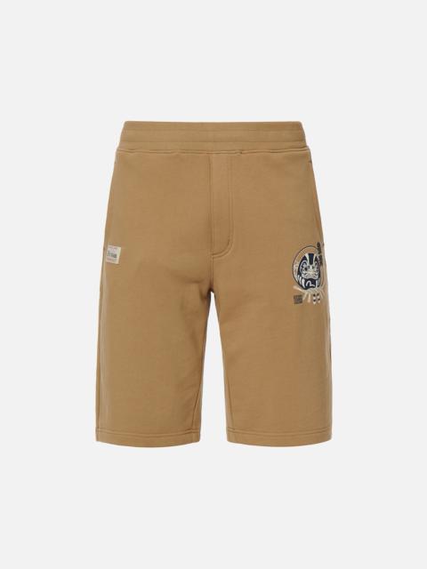 EVISU DARUMA AND SHIMENAWA PRINT SWEAT SHORTS