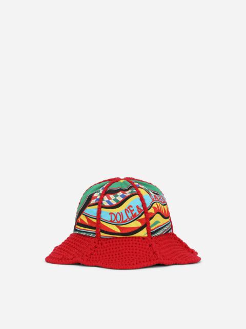 Dolce & Gabbana Multi-colored crochet hat