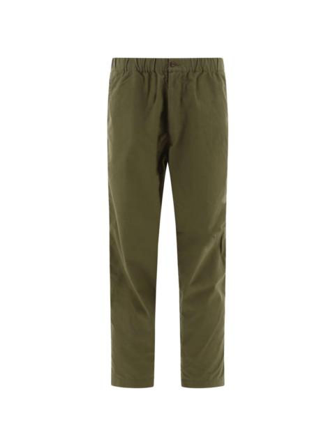 elastic waist tailored trousers