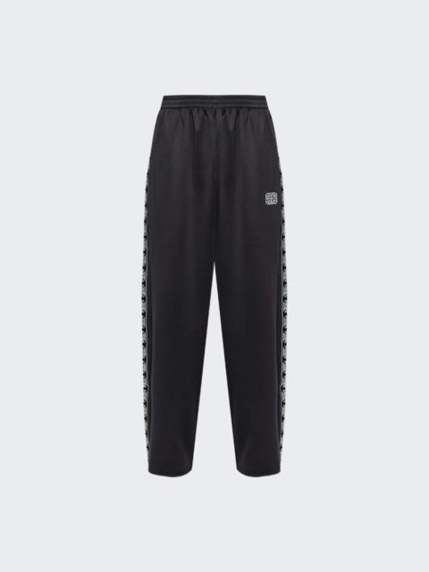 VETEMENTS Biker Cross Tape Track Pants Black