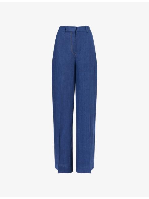 Citizens of Humanity Citizens of Humanity x Argent Park Wide-Leg Linen Trousers
