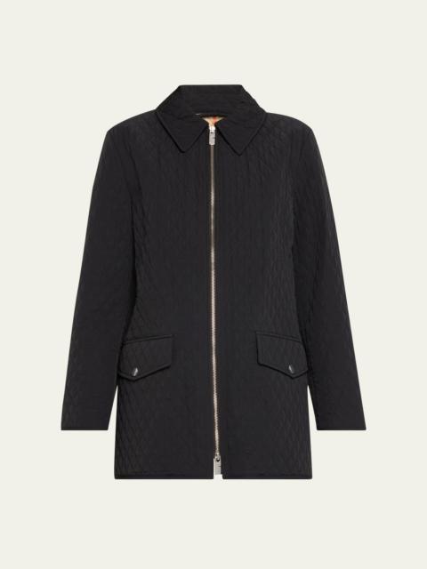 Burberry Quilted Nylon Shirt Jacket