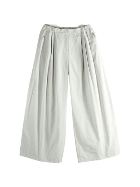 AMOMENTO pleated wide-leg trousers