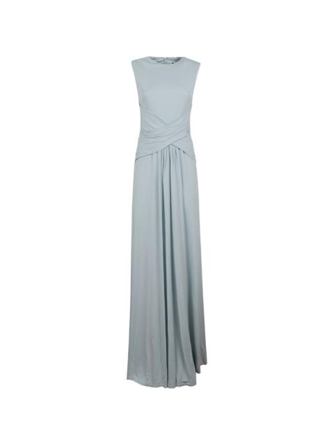 ROLAND MOURET draped sleeveless dress