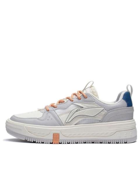 (WMNS) Li-Ning Xingchuan V2 Skate Shoes 'Grey White Orange' AGCT144-3