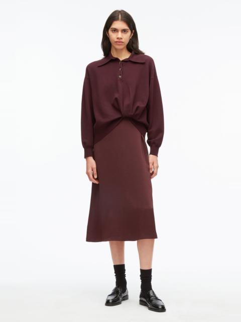 3.1 Phillip Lim Merino Tucked Polo Dress