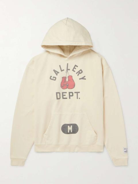 Oversized Logo-Print Cotton-Jersey Hoodie