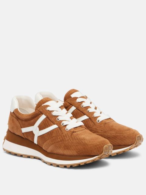 VERONICA BEARD Valentina corduroy suede sneakers