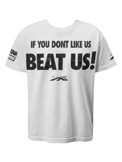 HELLSTAR Beat Us! T-Shirt "White/Black" HSR353