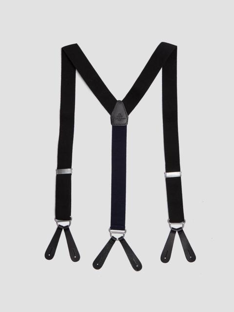 Nigel Cabourn Workwear Braces in Black Navy