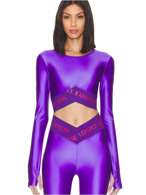 VERSACE JEANS COUTURE Doodle Logo Long Sleeve