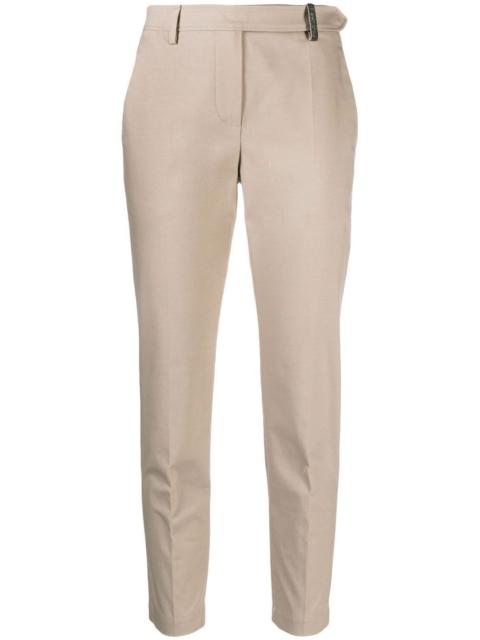 cropped slim-leg trousers