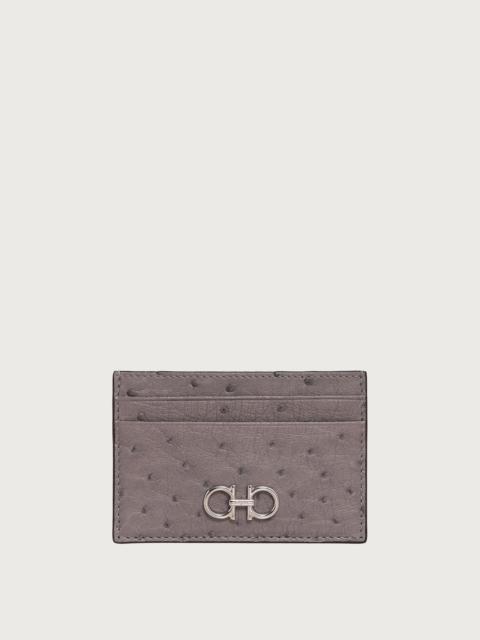FERRAGAMO Gancini credit card holder