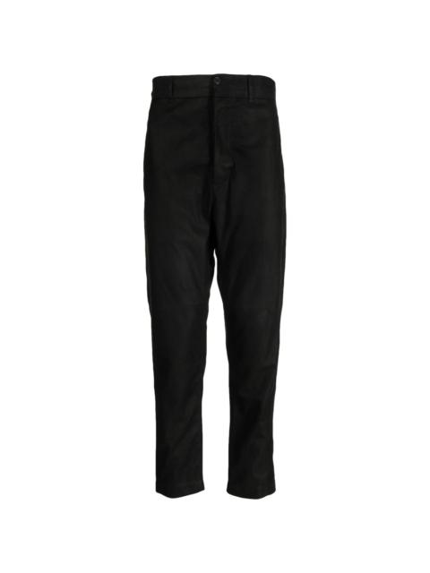 Ann Demeulemeester cropped leather trousers