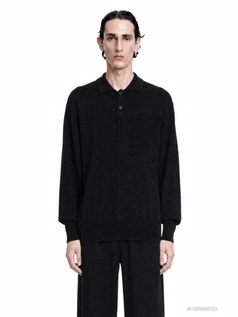 ssstein Pure Cashmere Knit Polo