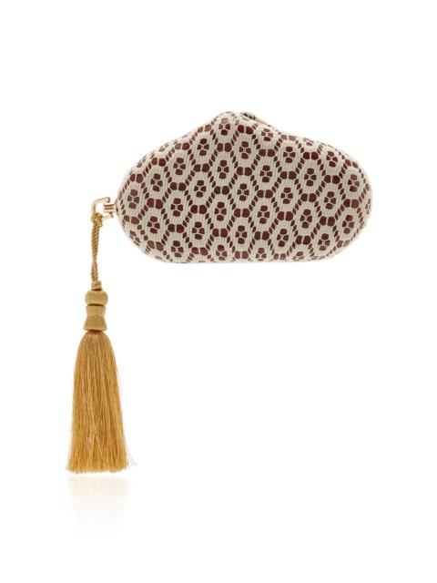 MARLIES GRACE Exclusive La Isla Marlies Crocheted Clutch neutral