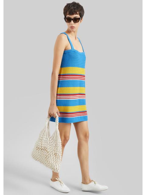 POSSE Posse Tammy Dress - Blue Multistripe