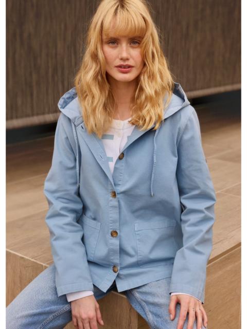 SAINT JAMES AURA Hooded Cotton Canvas Jacket