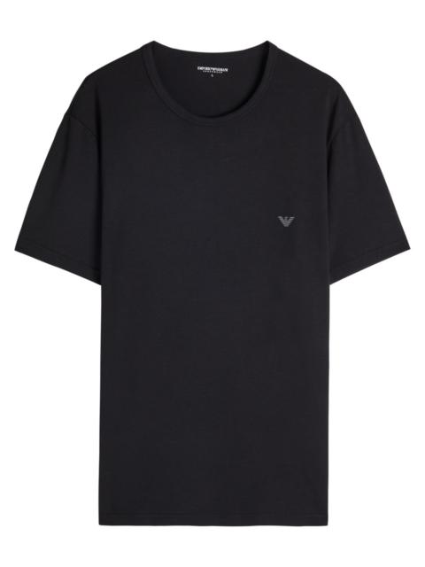 Emporio Armani Logo Stretch-cotton T-shirt