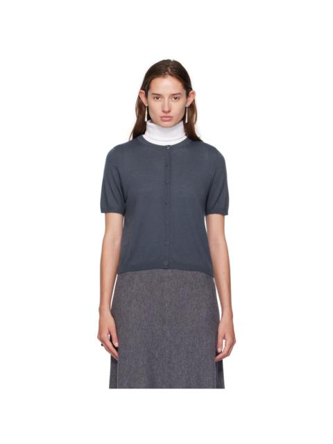 LISA YANG Navy Cashmere Cardigan